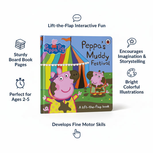 Peppa Pig: Peppa's Muddy Festival: A Lift-the-Flap Book