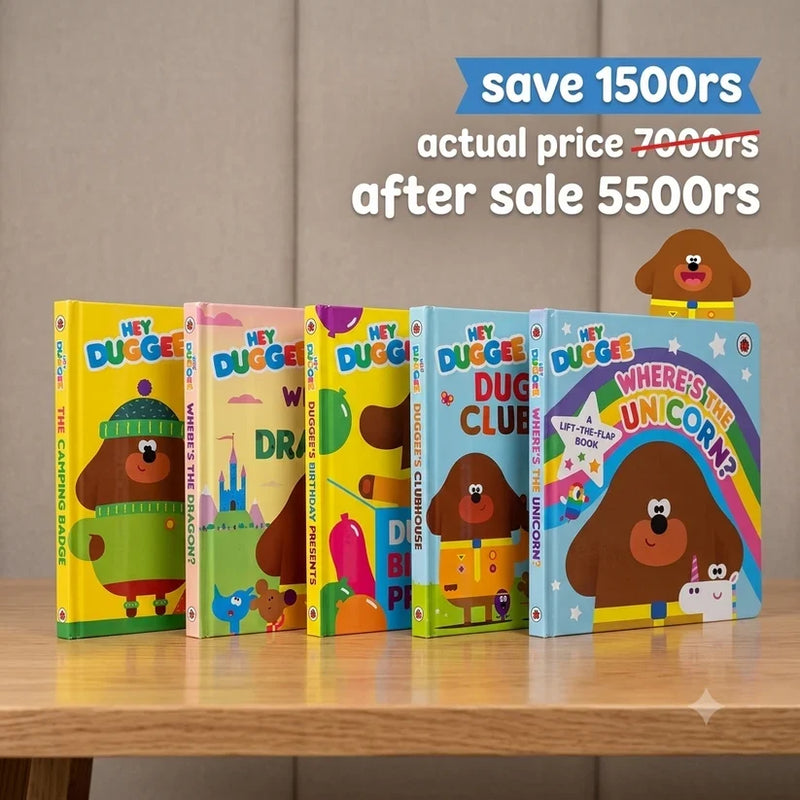 Hey Duggee Board Book – 5 Books Bundle Deal