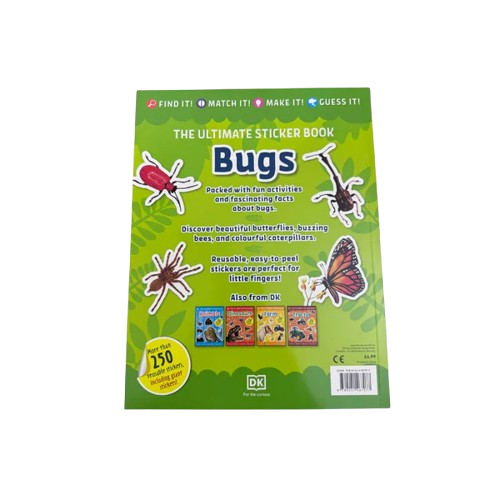 The Ultimate Sticker Book Bugs