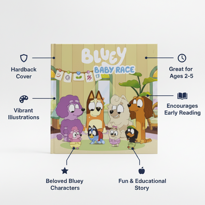 Bluey: Baby Race: A Hardback Picture Book