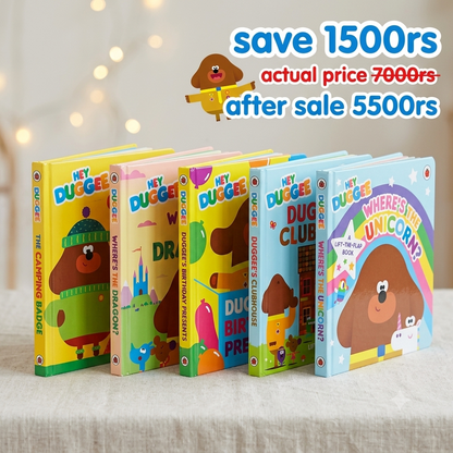 Hey Duggee Board Book – 5 Books Bundle Deal