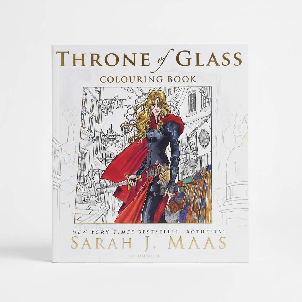 THRONE OF GLASS CLOLOURING BOOK