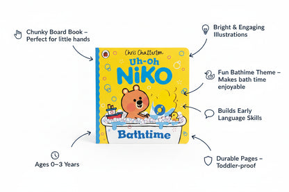 Uh-Oh, Niko: Bathtime A Push, Pull and Slide Story
