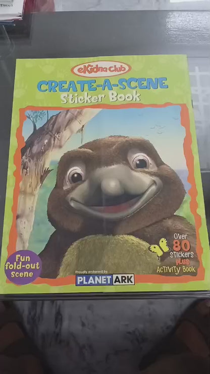 Ekidna Club Create-a-scene Sticker Book
